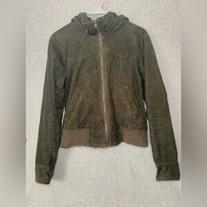 Vintage Y2K NECA Worn By Bella Swan Jacket Twilight New Moon Green Corduroy Sz S